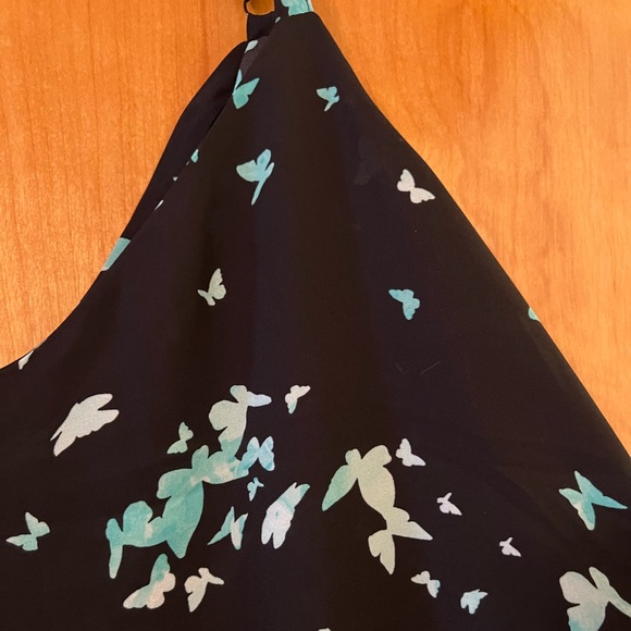 Torrid Butterfly Georgette Tiered Cami Sleeveless Top Butterflies Plus Size 3 - Picture 4 of 7